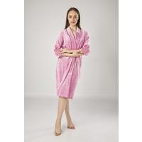 A.Gülkurusu Dantelli Bambo Bayan Sabahlık