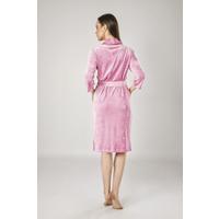 A.Gülkurusu Dantelli Bambo Bayan Sabahlık