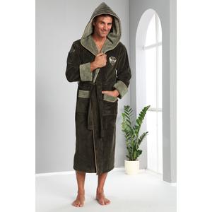 Nuşa SNİPER AİRFORCE Kapşonlu Erkek Bornozu