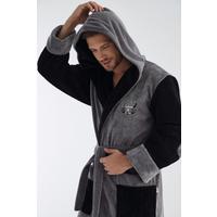 SPORT Nakış Triga Bukle  Bambu Cotton Erkek Bornoz