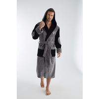 SPORT Nakış Triga Bukle  Bambu Cotton Erkek Bornoz